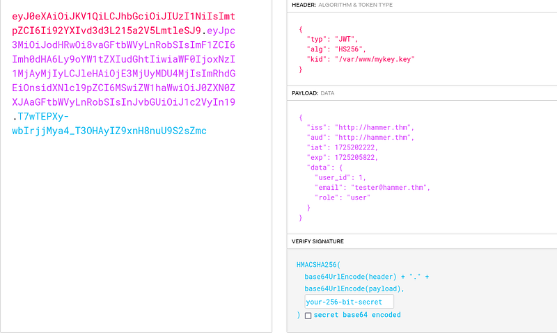 TryHackMe — Hammer Writeup