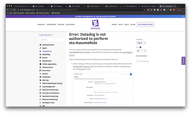 Step By Step with Pictures: Installing the Datadog AWS Integration and ...