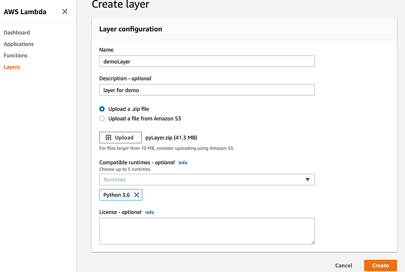 How to Create and Use Layer for Python AWS Lambda Function