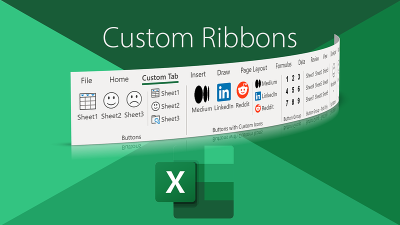How to Build a Custom Ribbon in Excel