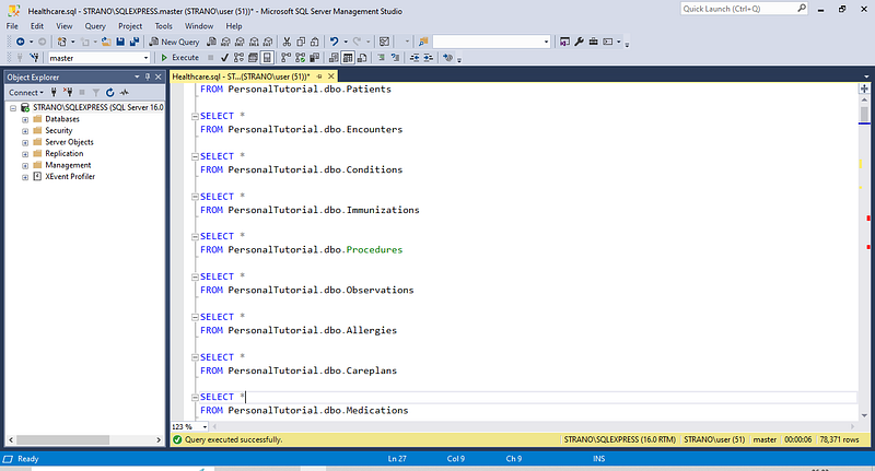 SQL for Healthcare: Querying a Hospital Patients’ Database
