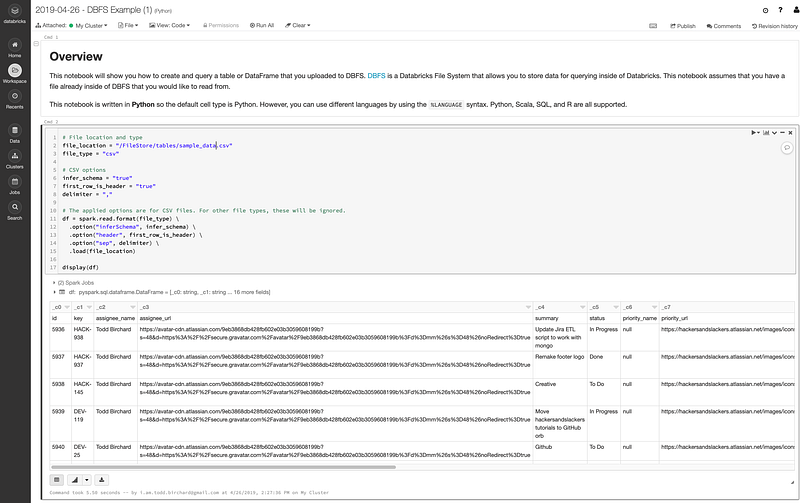 Learning Apache Spark with PySpark & Databricks