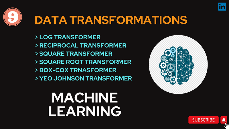 09] Data Transformations in ML: Different transformations in Machine ...