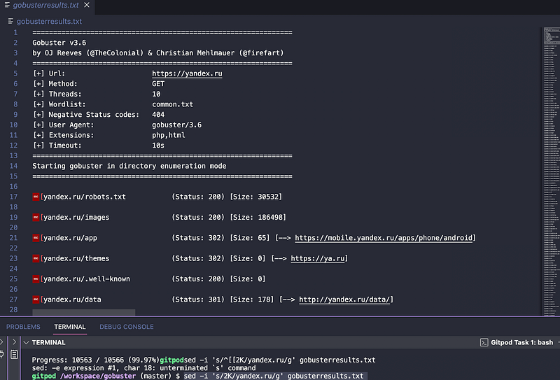 How to use GoBuster for OSINT?