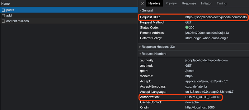 How to intercept XMLHttpRequest (Xhr) requests in Angular + HttpInterceptor