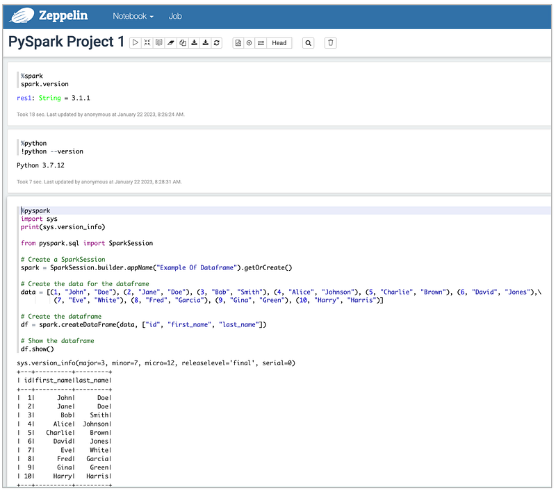 Dockerizing Apache Zeppelin and Apache Spark for Easy Deployment