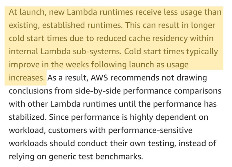 AWS Lambda Performance Best Practices