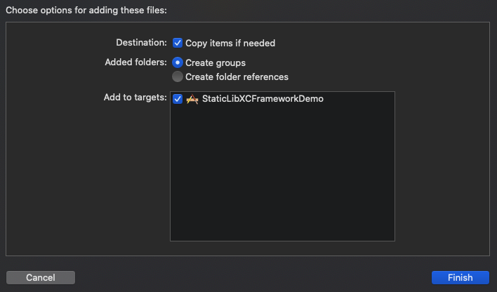 How to build universal iOS static libraries using XCFramework