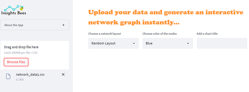 Build a Simple Network Graph App Using Streamlit
