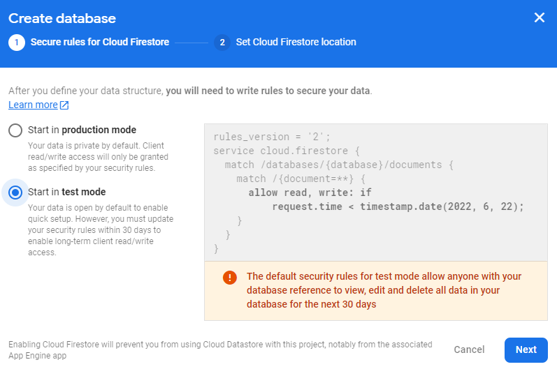 How to use Firebase Cloud Firestore with a Flutter app