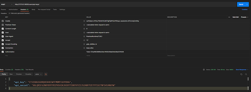 How to Create User API Keys in Django From Scratch