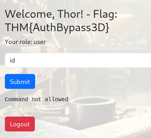 TryHackMe — Hammer Writeup