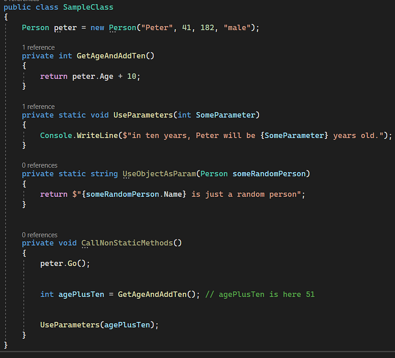 C# — Object-Oriented Programming (OOP)