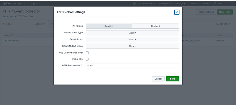 Splunk Integration with SpringBoot Part — 1