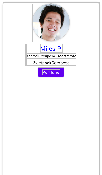 Simple Profile App Example in Jetpack Compose | Android App Development
