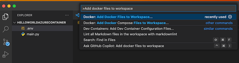 How to deploy a docker container in Azure