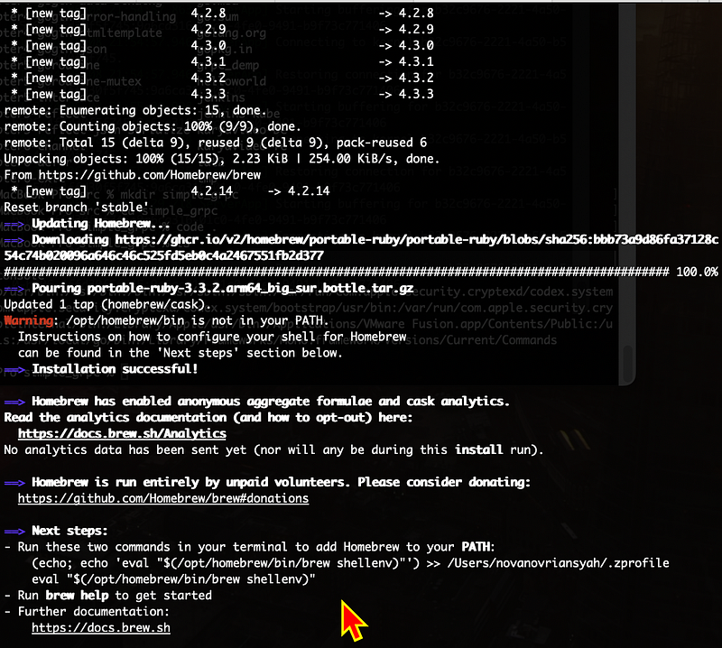 Installing Go Version Manager (gvm) on macOS, and Linux
