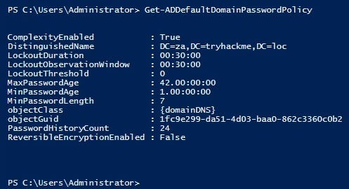 Active Directory Hardening TryHackMe Walkthrough